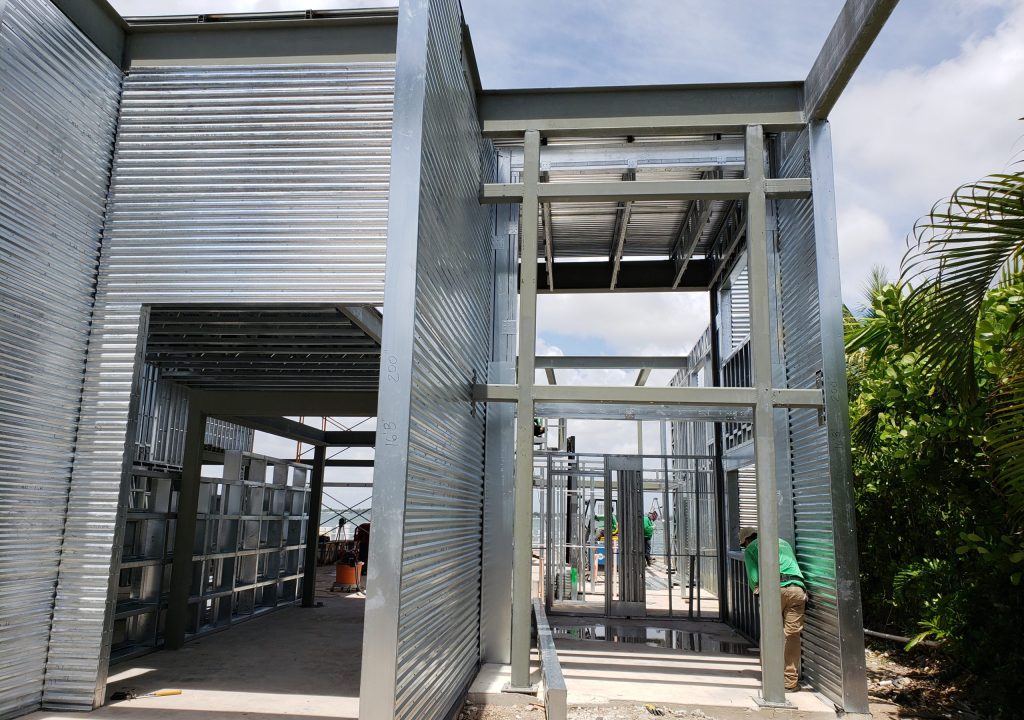 Barndominium steel structure in Arkansas