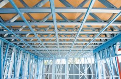 Barndo steel roof trusses in Arkansas